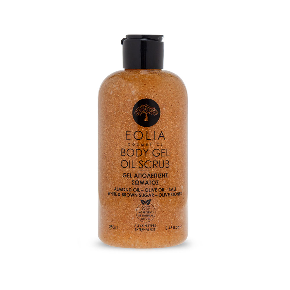 EOLIA Body exfoliating gel with olive grains & salt 250ml